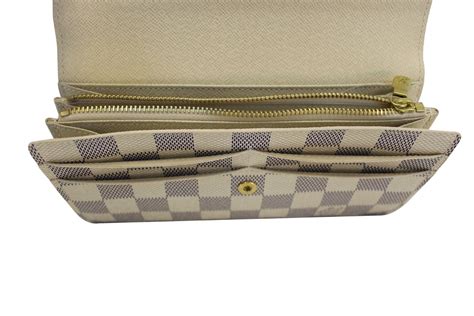 sarah wallet louis vuitton damier azur canvas